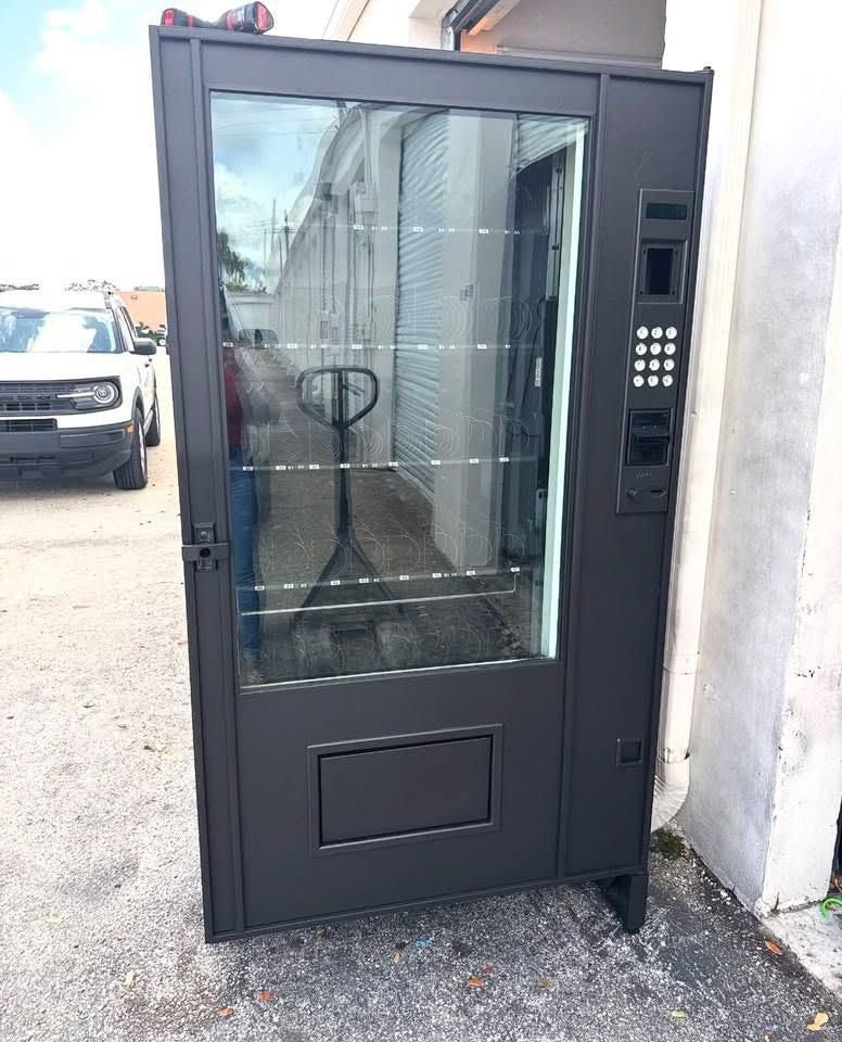 Empty Glass Front Machine