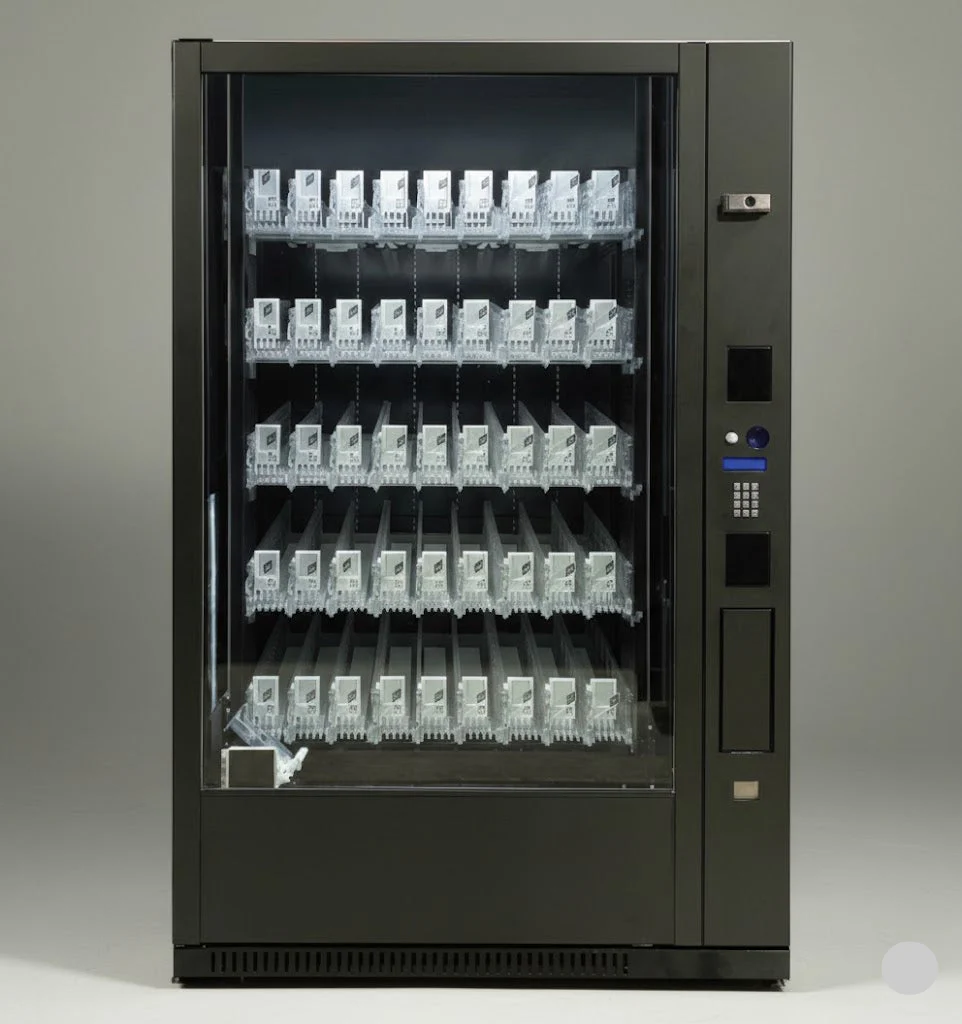 SandenVendo GF9-H Glass Front Vending Machine