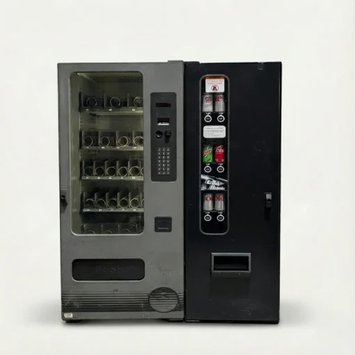 USI 3085 Snack Machine + USI 3038 Can/Bottle Satellite Combo (29 Selection)